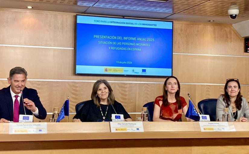 Dª Pilar Cancela, secretaria de Estado de Migraciones, durante su intervención.