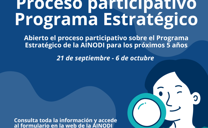 Infografía proceso participativo Programa Estratégico AINODI