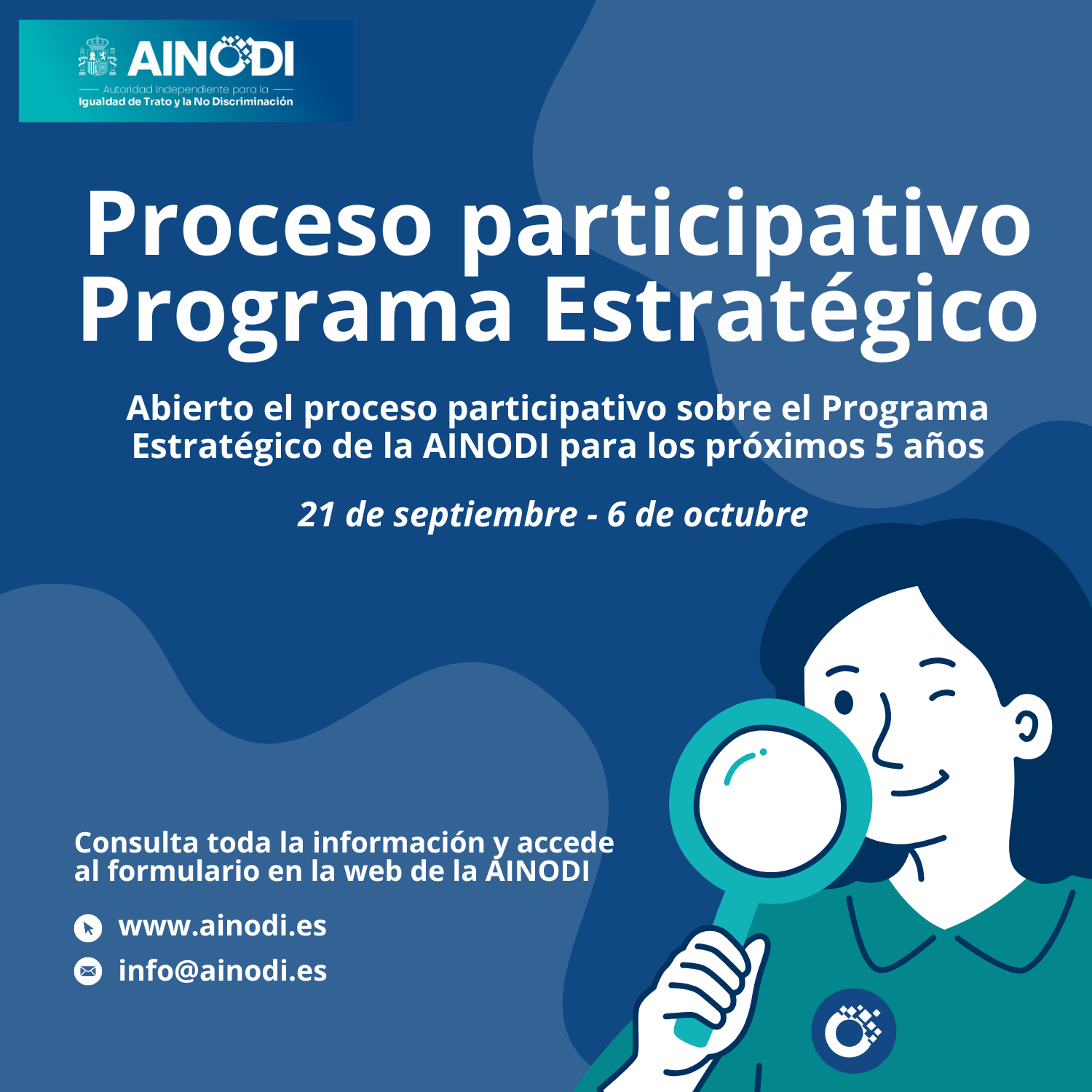 Infografía proceso participativo Programa Estratégico AINODI